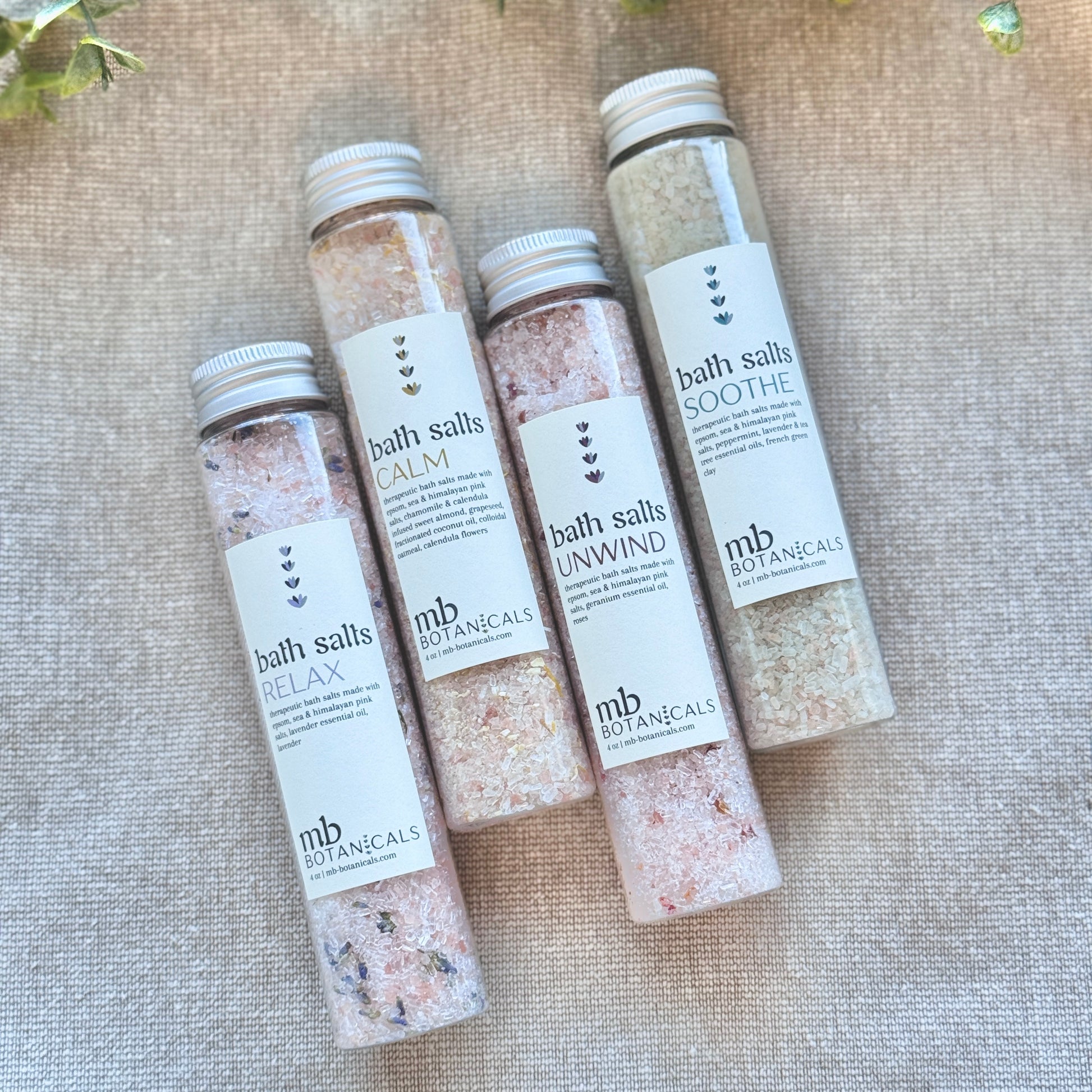 Bath Salt Tubes