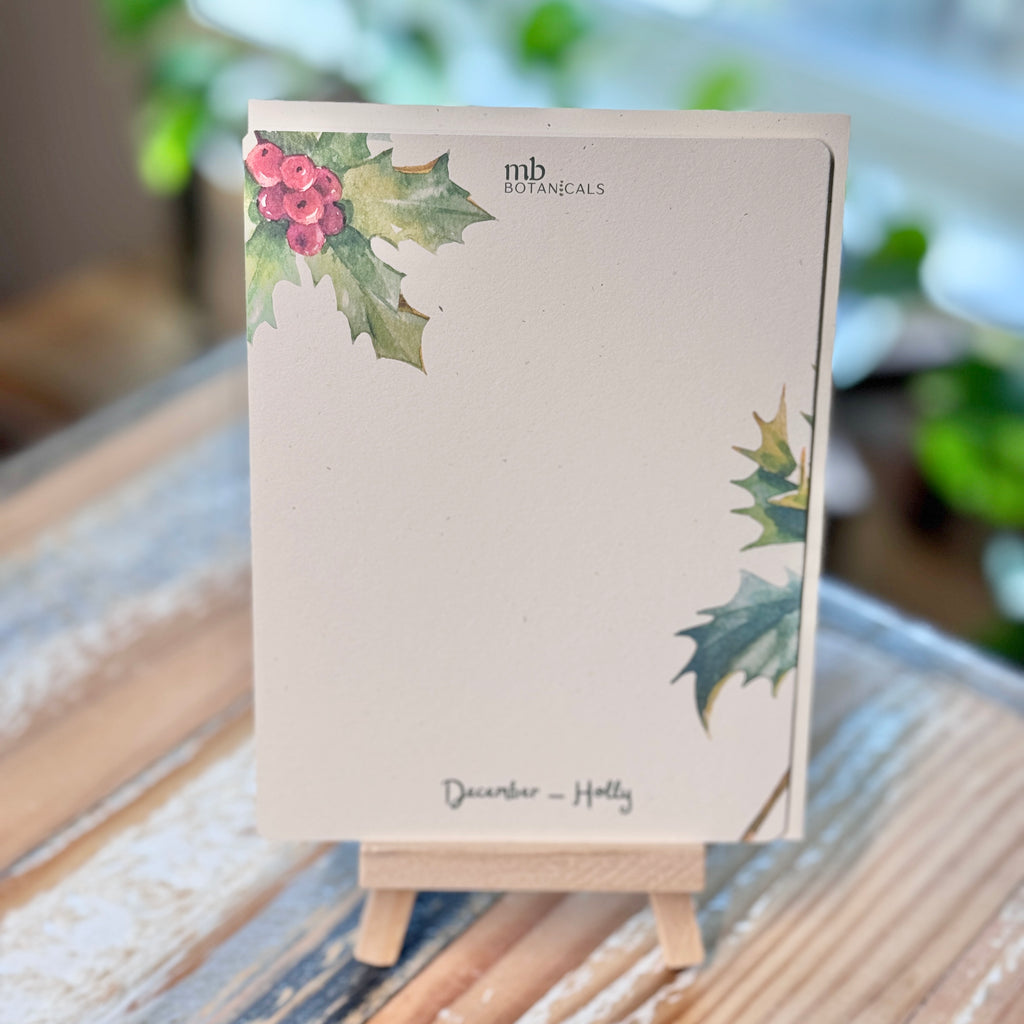 December - Holly/Narcissus